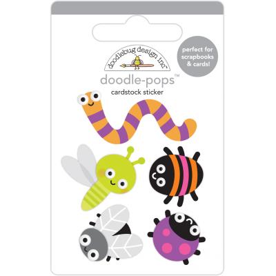 Doodlebug Happy Haunting Doodle-Pops Sticker - Bug-A-Boos